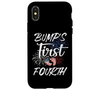 El Primer 4 de Julio de Bump Embarazo Independencia Patriótica Carcasa para iPhone X/XS
