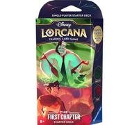 Disney Lorcana Trading Card Game: The Primer Capítulo Starter Deck Esmeralda y Rubí (Inglés)
