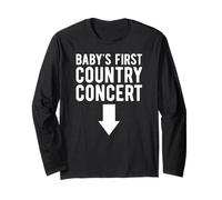 El Primer Concierto Country del bebé mamá será Divertido Embarazo Manga Larga
