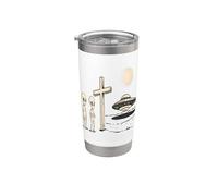 El primer contacto se volvió extraño OVNI Vaso térmico de acero inoxidable de doble pared
