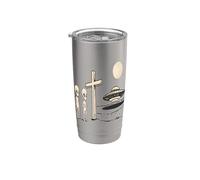 El primer contacto se volvió extraño OVNI Vaso térmico de acero inoxidable de doble pared
