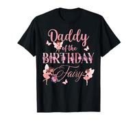 El primer cumpleaños de Daddy Of The Birthday Fairy Family Matching Matching Camiseta