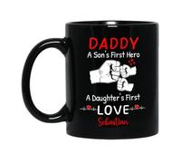 El Primer Héroe De Papá E Hijo Tazas De Regalo Graciosa Tazón De Café Novedad Tazas Té Regalos Divertidos Para Amigos Colegas Familiares 330ml