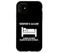 El Primer Humor de la Ley de Newton para Nerds y Estudiantes de la Ciencia Carcasa para iPhone 11
