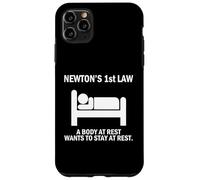 El Primer Humor de la Ley de Newton para Nerds y Estudiantes de la Ciencia Carcasa para iPhone 11 Pro MAX