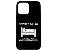El Primer Humor de la Ley de Newton para Nerds y Estudiantes de la Ciencia Carcasa para iPhone 13 Pro MAX