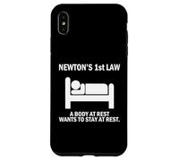 El Primer Humor de la Ley de Newton para Nerds y Estudiantes de la Ciencia Carcasa para iPhone XS MAX