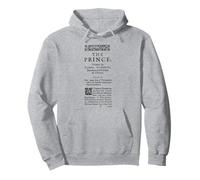 El Príncipe Nicolás Maquiavelo Primera Página Sudadera con Capucha