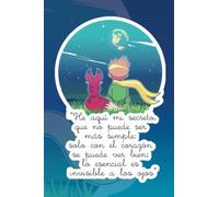 El Principito 6” x 9'' Notebook Lined Journal 100 Pages