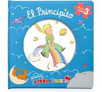 El Principito Mi Primer Libro de Puzles - Rompecabezas para niños, libro de cartón de 10 páginas, 3 puzzles para disfrutar