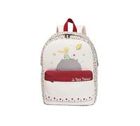 El Principito - Mochila Juvenil, Adaptable a Trolley, Cierre de Cremallera, Accesorio Escolar, Color Beige, Producto Oficial (CyP Brands)