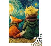 El principito Puzzle para Adultos 1000 Piezas Juego De Rompecabezas EduGatoional Game para Decoración del Hogar Cumpleaños Stress Relief Toy 1000pcs (75x50cm)
