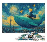 El Principito Puzzles 1000 Piezas Adultos Cumpleaños Juegos Educativos Juego De Rompecabezas para Decoración del Hogar Stress Relief Toy 1000pcs (75x50cm)