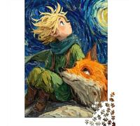 El Principito Puzzles 1000 Piezas Adultos Cumpleaños Juegos EduGatoivos Juego De Rompecabezas para Decoración del Hogar Stress Relief Toy 1000pcs (75x50cm)
