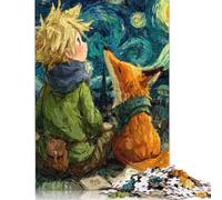 El Principito Puzzles Adultos 300 Piezas Juego De Rompecabezas para Decoración del Hogar EduGatoional Game Cumpleaños Stress Relief 300pcs (40x28cm)