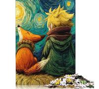 El principito Puzzles para Adultos 500 Piezas Cumpleaños Decoración EduGatoional Game Juego De Rompecabezas Stress Relief Toy 500pcs (52x38cm)
