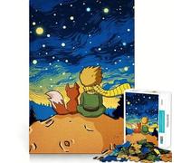 El Principito y el Zorro, Rompecabezas de 1000 Piezas para Adolescentes, Juguete Que desafía la Mente, pasatiempo Relajante, Corte preciso, Regalo Encantador 50x75cm