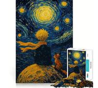 El Principito y el Zorro - Rompecabezas de 1000 Piezas para Adolescentes Mejora la Memoria Diversión Relajante Bordes precisos Regalo Ideal 38x52cm