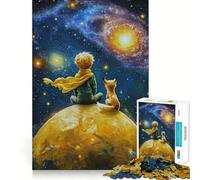 El Principito y el Zorro, Rompecabezas de 1000 Piezas para Adolescentes, Puzzle Wise Think Toy, diversión Sencilla, Corte preciso, Papá Noel, selección de Deseos 50x75cm