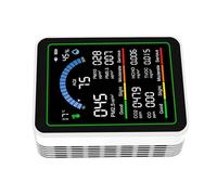 El probador de aire detecta 8 tipos de contaminantes CO2 TVOC, temperatura y humedad de formaldehído para el hogar