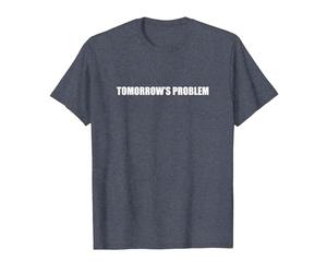 El Problema del mañana Camiseta, Hombre, Azul Jaspeado, 3XL