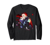 El prodigio vive Keith Flint T en el parque 1998 Glastonbury Manga Larga