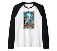 El Profesor Tarot Card Profesor de matemáticas Inglés Divertido Profesor Camiseta Manga Raglan