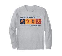 El pronóstico de Hoy es el campeón de Jugadores de Tenis de Mesa de Ping Pong Manga Larga