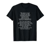 El propósito de tu tiempo aquí La vida es todo acerca de Jesús Camiseta