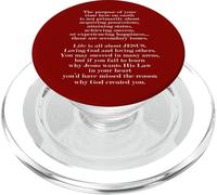 El propósito de tu tiempo aquí La vida es todo acerca de Jesús PopSockets PopGrip para MagSafe