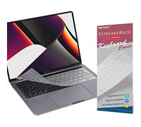 El Protector de Teclado ultradelgado es Compatible con Nuevos Chips 2022 M2 MacBook Pro 13 y 2020/2019 Pro 13 (A2338 A2289 A2251) - (diseño español/Europeo), Transparente, TPU