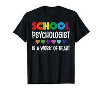 El psicólogo escolar es un trabajo del maestro del corazón LSSP Doctor Camiseta