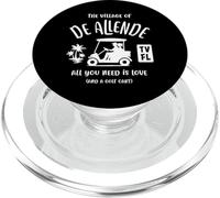 El pueblo de Allende TV FL Diseño de carrito de golf PopSockets PopGrip para MagSafe