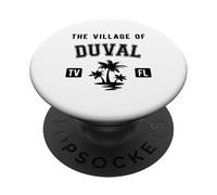 El Pueblo de Duval Estilo Clásico Palmeras Diseño PopSockets PopGrip Adhesivo