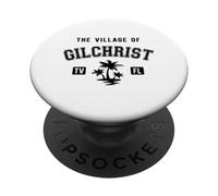 El Pueblo de Gilchrist Diseño de Palmeras de Estilo clásico PopSockets PopGrip Adhesivo