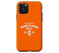 El pueblo de Orange Blossom Hills Palm Trees Design Carcasa para iPhone 11 Pro