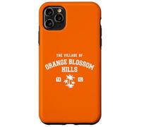 El pueblo de Orange Blossom Hills Palm Trees Design Carcasa para iPhone 11 Pro Max