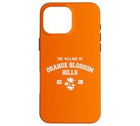 El pueblo de Orange Blossom Hills Palm Trees Design Carcasa para iPhone 16 Pro Max