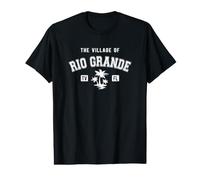 El Pueblo de Río Grande Estilo Clásico Palmeras Diseño Camiseta gráfica económica