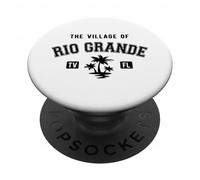 El Pueblo de Río Grande Estilo Clásico Palmeras Diseño PopSockets PopGrip Adhesivo