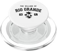 El Pueblo de Río Grande Estilo Clásico Palmeras Diseño PopSockets PopGrip para MagSafe