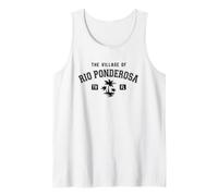 El Pueblo de Río Ponderosa Estilo Clásico Palmeras Diseño Camiseta sin Mangas