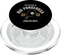 El pueblo de Río Ponderosa Pickleball Diseño envejecido PopSockets PopGrip para MagSafe