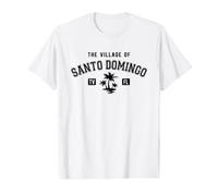 El Pueblo de Santo Domingo Estilo Clásico Palmeras Diseño Camiseta gráfica económica
