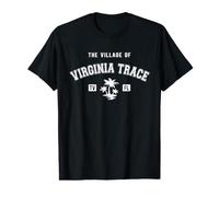 El Pueblo de Virginia Trace Diseño de Estilo clásico Camiseta gráfica económica