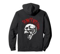 El punk no está muerto: la calavera mohawk punk rock Sudadera con Capucha