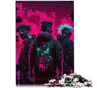 El puzle de 1000 piezas para adultos "Neon Boy" es un desafío pedagógico y es adecuado para toda la familia y adolescentes a partir de 14 años, 26 x 38 cm