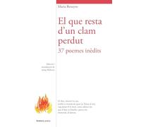 El Que Resta D'un Clam Perdut - 37 Poemes Inedits (Bromera Poesia)
