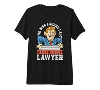 El Que ríe último Tiene el Mejor Abogado de Divorcio Camiseta Premium