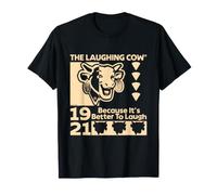 El Queso de Vaca Que ríe es Mejor reír Retro Camiseta